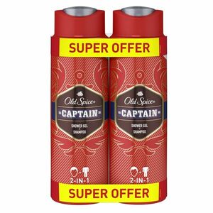 OLD SPICE Sprchový gel Captain 2 x 400 ml obraz