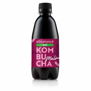 ALLNATURE Kombucha malina BIO 330 ml obraz
