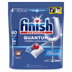 FINISH Quantum All in 1 Kapsle do myčky nádobí 60 ks obraz