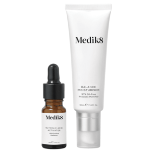 MEDIK8 Balance Moisturiser & Glycolic Acid Activator 50 ml + 10 ml obraz