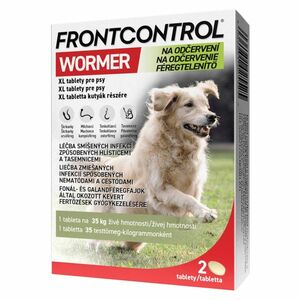 FRONTCONTROL Wormer na odčervení XL tablety pro psy 2 kusy obraz