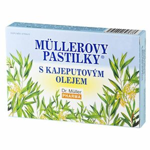 DR. MÜLLER Müllerovy pastilky s kajeputovym olejem 24ks ZP obraz