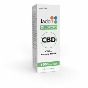 JADON Oil drops čištěný konopný destilát CBD 10% 10 ml obraz