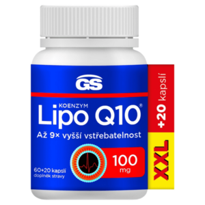 GS Koenzym Lipo Q10 100 mg XXL 60 + 20 kapslí obraz
