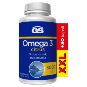 GS Omega 3 citrus XXL 150 + 30 kapslí obraz