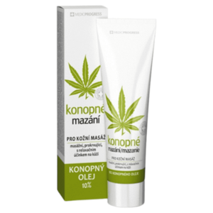 MEDICPROGRESS Konopné mazání 10% konopného oleje 100 ml obraz
