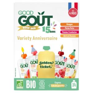 GOOD GOUT Ovocný jackpot BIO 4 x 120 g obraz