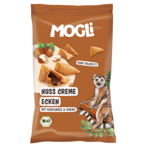 MOGLI Plněné lískooříškové taštičky 3r+ BIO 30 g obraz