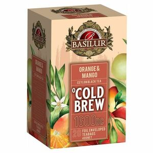 BASILUR Cold Brew Orange Mango ovocný čaj 20 sáčků obraz