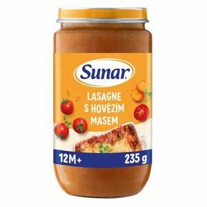 SUNAR Příkrm lasagne s hovězím masem 12m+ 235 g obraz