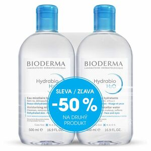 BIODERMA Hydrabio H2O Micelární voda Výhodné balení 2x500 ml obraz