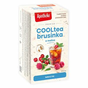 APOTHEKE Cool tea brusinka s malinou 20 sáčků obraz