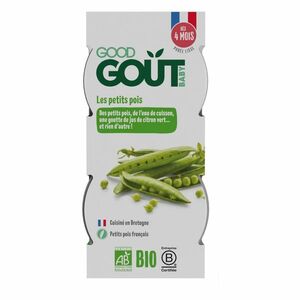 GOOD GOUT Bio hráškové pyré 2 x 120 g obraz