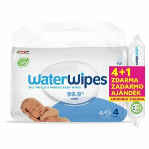 WATERWIPES Ubrousky vlhčené bez obsahu plastů hydrating clean 240 kusů obraz