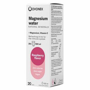 OVONEX Magnesium water raspberry 100 ml obraz