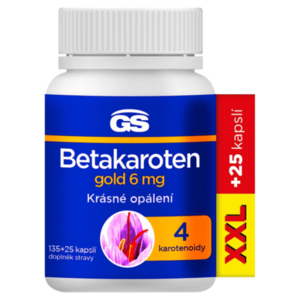 GS Betakaroten gold 6 mg XXL 135 + 25 kapslí obraz