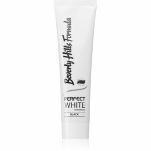 Beverly Hills Formula Perfect White Black bělicí zubní pasta s aktivním uhlím pro svěží dech příchuť Fresh Mint 100 ml obraz