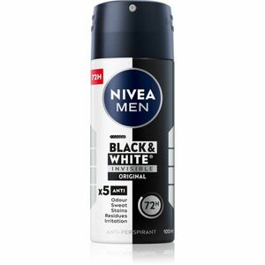 Nivea Men Invisible Black & White antiperspirant ve spreji pro muže obraz