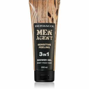 Dermacol Men Agent Sensitive Feeling sprchový gel 3 v 1 250 ml obraz