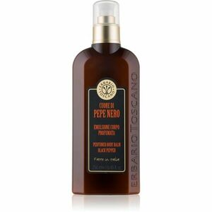 Erbario Toscano Cuore di Pepe Nero parfémovaný balzám na tělo pro muže 250 ml obraz