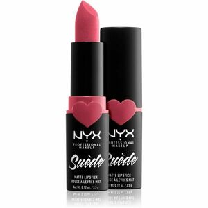 NYX Professional Makeup Suede Matte Lipstick matná rtěnka odstín 27 Cannes 3.5 g obraz