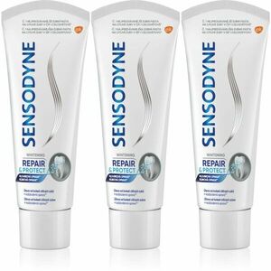 Sensodyne Repair & Protect Whitening bělicí zubní pasta pro citlivé zuby 3x75 ml obraz