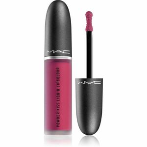 MAC Cosmetics Powder Kiss Liquid Lipcolour matná tekutá rtěnka odstín Make it Fashun! 5 ml obraz