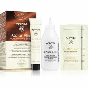 Apivita My Color Elixir barva na vlasy bez amoniaku odstín 7.44 Blonde Intense Copper 1 ks obraz