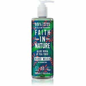 Faith In Nature Aloe Vera & Tea Tree Hand Wash tekuté mýdlo na ruce 400 ml obraz