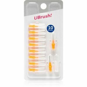 Herbadent UBrush! náhradní mezizubní kartáčky 0, 8 mm Orange 10 ks obraz