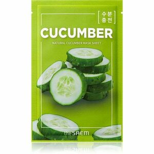 The Saem Natural Mask Sheet Cucumber plátýnková maska s hydratačním a revitalizačním účinkem 21 ml obraz