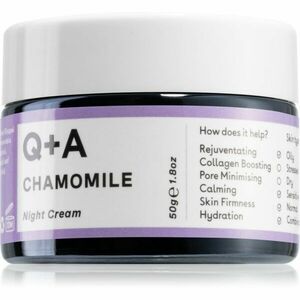 Q+A Chamomile zklidňující noční krém s heřmánkem 50 g obraz