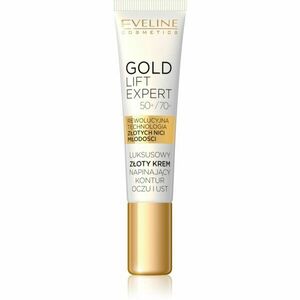 Eveline Cosmetics Gold Lift Expert vyhlazující krém na oční okolí a rty 15 ml obraz