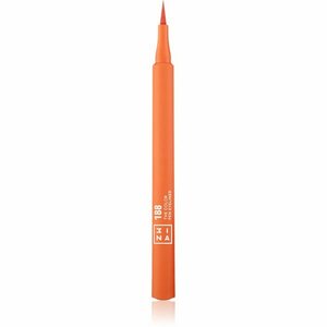 3INA The Color Pen Eyeliner oční linky ve fixu odstín 188 - Orange 1 ml obraz