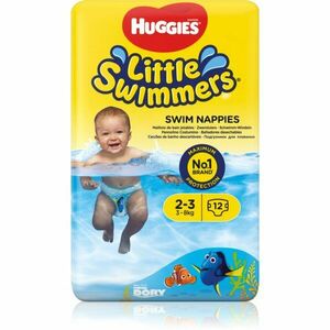 Huggies Little Swimmers 2-3 jednorázové plenkové plavky 3-8 kg 12 ks obraz