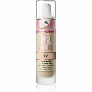 Makeup Revolution IRL Filter dlouhotrvající matující make-up odstín F2 23 ml obraz
