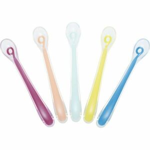 Babymoov Spoons Silicone lžička pro děti 6m+ 5 ks obraz