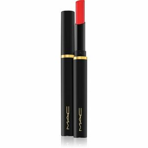 MAC Cosmetics Powder Kiss Velvet Blur Slim Stick matná hydratační rtěnka odstín Ruby New 2 g obraz