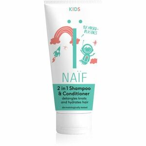 Naif Kids Shampoo & Conditioner šampon a kondicionér 2 v 1 pro děti 200 ml obraz