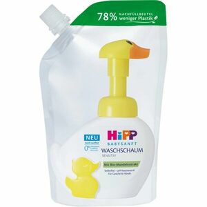 Hipp Babysanft Sensitive mycí pěna náhradní náplň 250 ml obraz