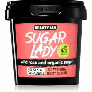 Beauty Jar Sugar Lady tělový peeling s vůní malin 180 g obraz