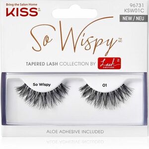 KISS Lash Couture So Wispy umělé řasy 01 2 ks obraz