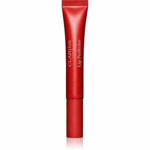 Clarins Lip Perfector Glow třpytivý lesk na rty a tváře odstín 23 pomegranate glow 12 ml obraz