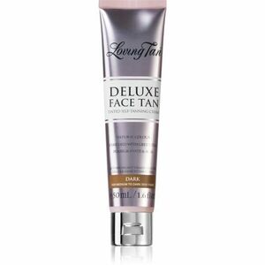 Loving Tan Deluxe Face Tan samoopalovací krém na obličej odstín Dark 50 ml obraz