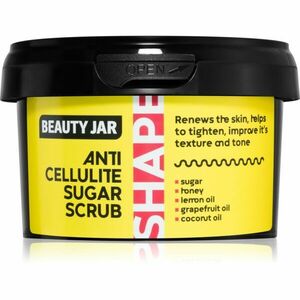 Beauty Jar Shape cukrový tělový peeling proti celulitidě 250 g obraz
