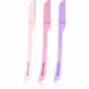 Brushworks Precision Eyebrow Razors Mixed břitva na obočí obraz