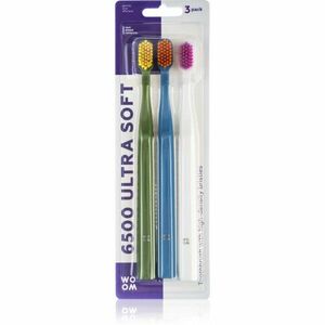 WOOM Toothbrush 6500 Ultra Soft zubní kartáčky 3 ks obraz