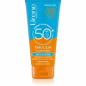 Lirene Sun care zklidňující ochranná emulze pro citlivou pleť SPF 50+ 90 ml obraz