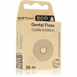 SOFTdent ECO Corn Starch dentální nit Mint 50 m obraz
