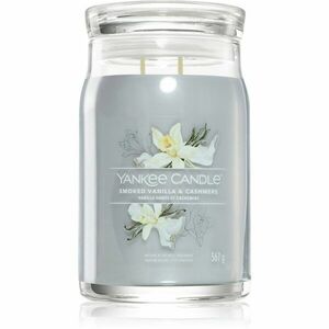 Yankee Candle Smoked Vanilla & Cashmere vonná svíčka Signature 567 g obraz